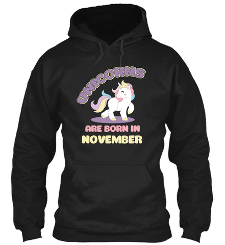 Unicorn Are Born In November Birthday T