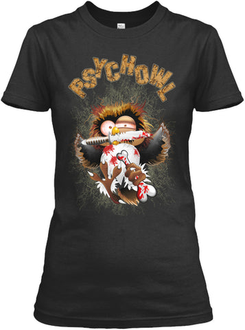 Psycho Owl Killer Cartoon funny mom shir