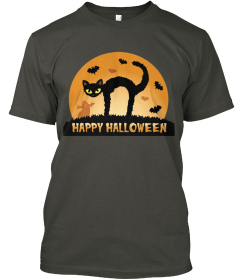 Top New Best Selling - ANGRY CAT - HAPPY HALLOWEEN - HALLOWEEN T SHIRTS