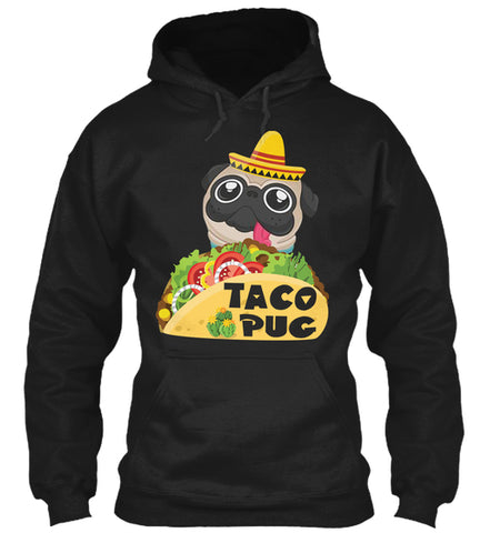 Funny Pet Tees Taco Pug T Shirt