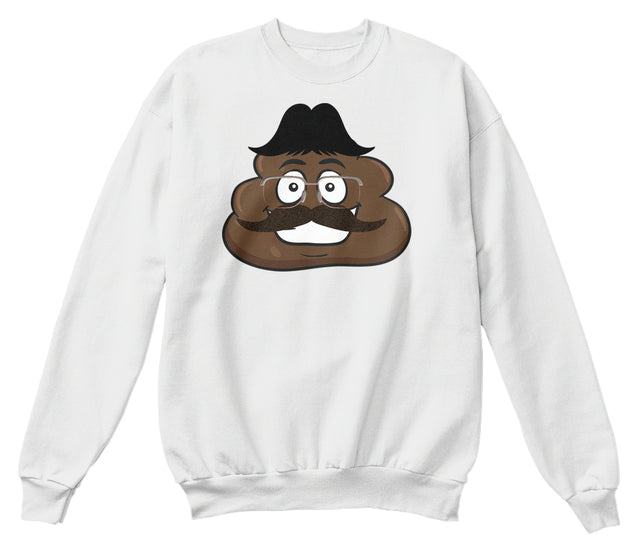 Toupee amp; Mustache Poop Emoji