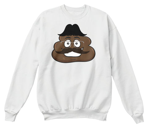 Toupee amp; Mustache Poop Emoji