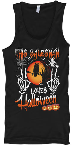This Salesman Loves Halloween Tank Top
