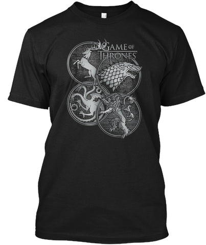 Game of Throness House Symbols T-Shirt