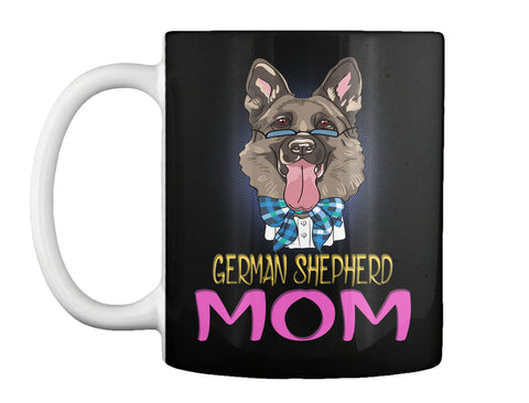 Funny Hipster Dog German Shepherd Mom