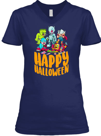 HAPPY HALLOWEEN T SHIRT SUPER HERO FUNNY