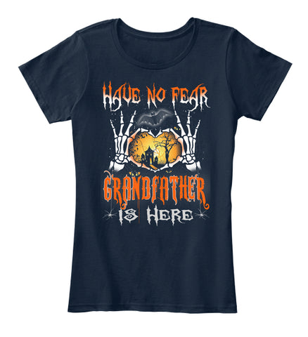 Halloween T Shirt Grandfather is Here