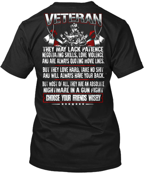 VETERAN - CHOOSE YOUR FRIENDS WISELY