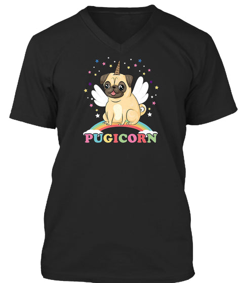 Funny Pet Tees Pugicorn T Shirt