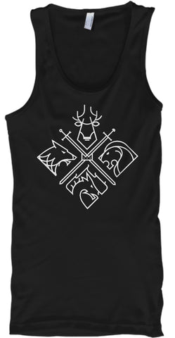 LOGO HOUSE GAME OF THRONESS T SHIRT