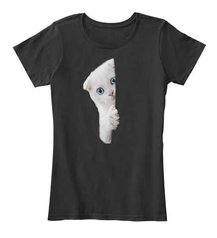 CAT FACE T SHIRT