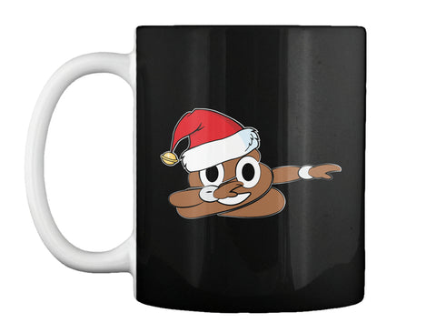 Funny Santa Dabbing Poop Emoji