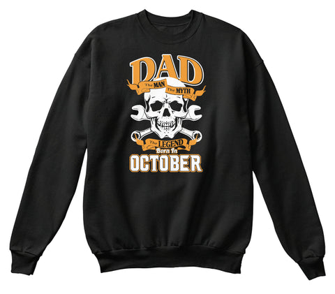 DAD - LEGEND BORN IN OCTOBER T-SHIRT