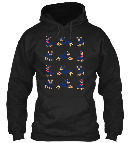 Funny yorkie cartoon T shirt