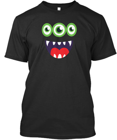 Funny Cartoon Monster Halloween Face