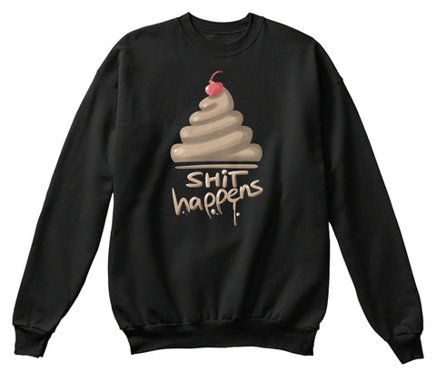 Shit Happens Funy Poop Emoji