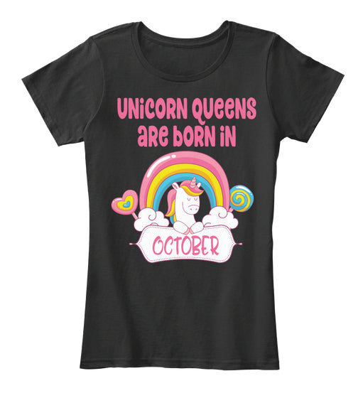 QUEENS ARE BORN IN OCTOBER T Shirt