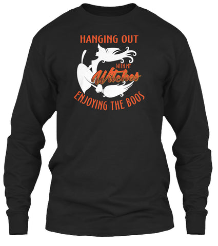HANGING WITH MY WITCHES HALLOWEEN T-SHIR