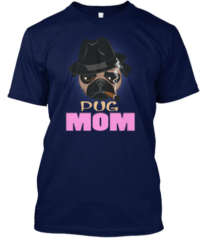Funny Pug Mom With Cigar