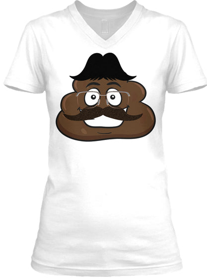 Toupee amp; Mustache Poop Emoji