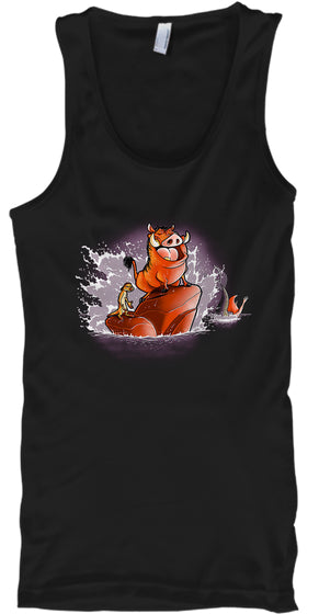TIMON AND PUMBAA CARTOON KID LION FUNNY