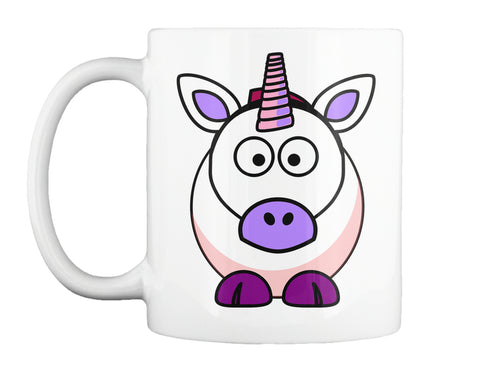 Cute Funny Stylized Cartoon Unicorn