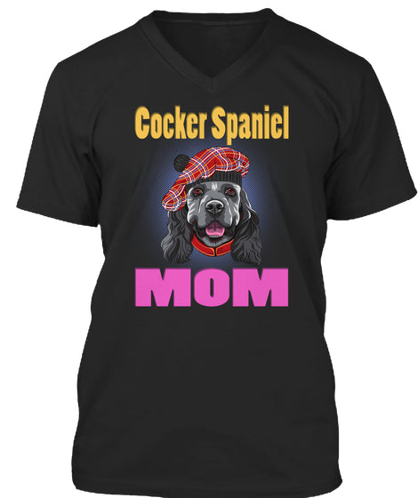 Funny Smiling Dog Mom American Cocker Sp