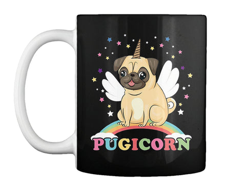 Funny Pet Tees Pugicorn T Shirt