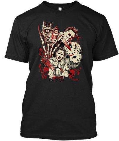 Halloween T-Shirt _ killers in halloween