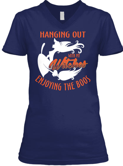HANGING WITH MY WITCHES HALLOWEEN T-SHIR