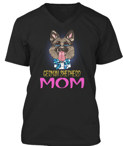 Funny Hipster Dog German Shepherd Mom