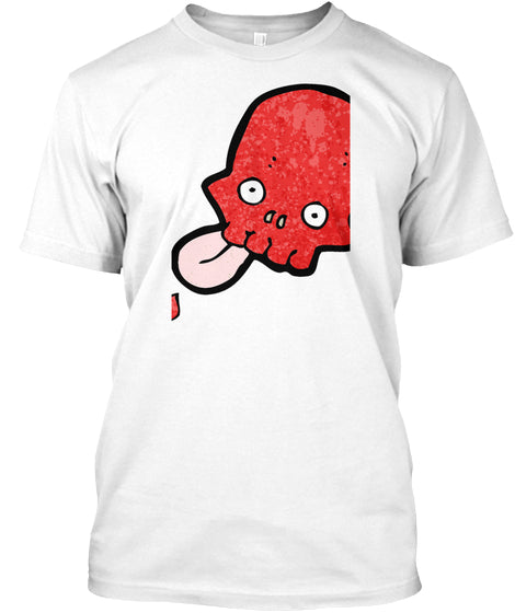 cartoon funny little skull