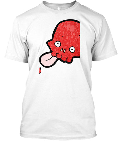 cartoon funny little skull