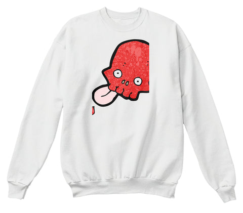 cartoon funny little skull