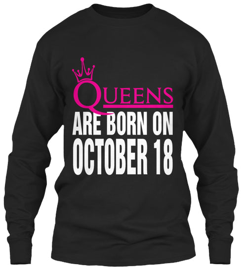 QUEENS ARE BORN IN OCTOBER T Shirt