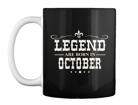 Legends Are Born In October T-shirt. Best Gift For Men/Women