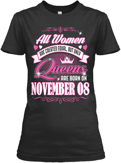 Queens Are Born On November 08 Birthday