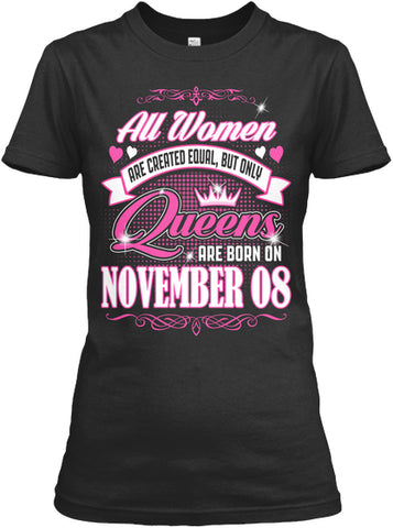 Queens Are Born On November 08 Birthday