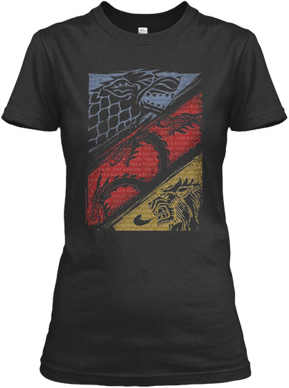 Game of Throness Three Houses T-Shirt