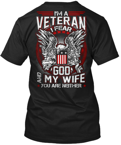 VETERAN AMERICAN GOD MY WIFE