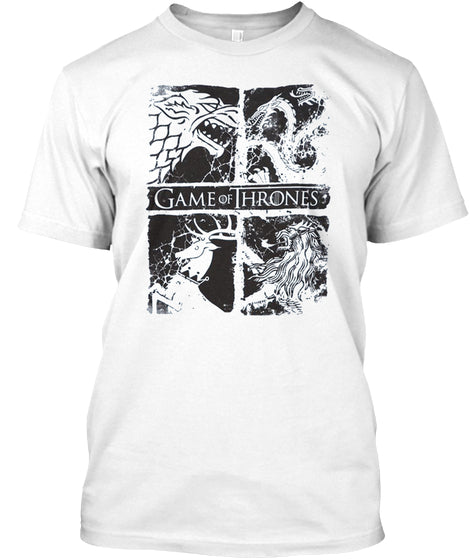 Game of Throness Four Houses T-Shirt