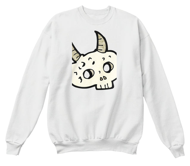 funny cartoon skull