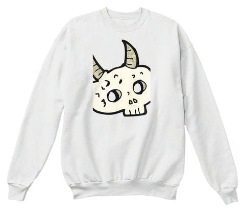 funny cartoon skull