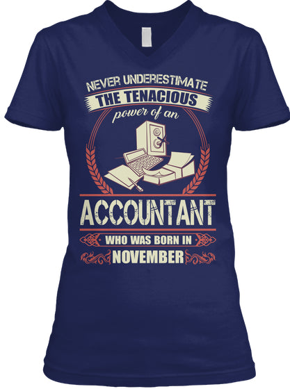 Accountant Born in November T Shirts