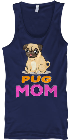 Cute Funny Pug Dog Mom