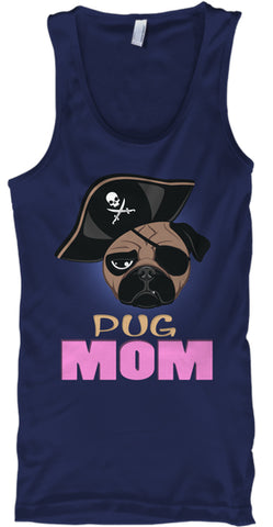 Funny Pug Mom Pirate Hat