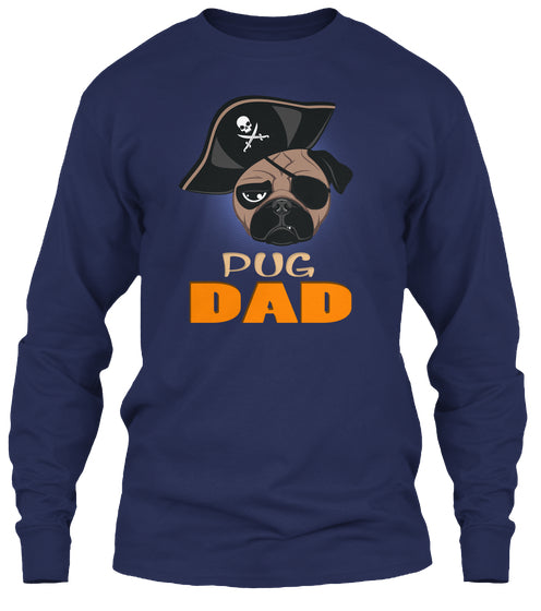 Funny Pug Dad Pirate Hat