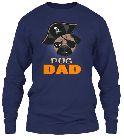 Funny Pug Dad Pirate Hat