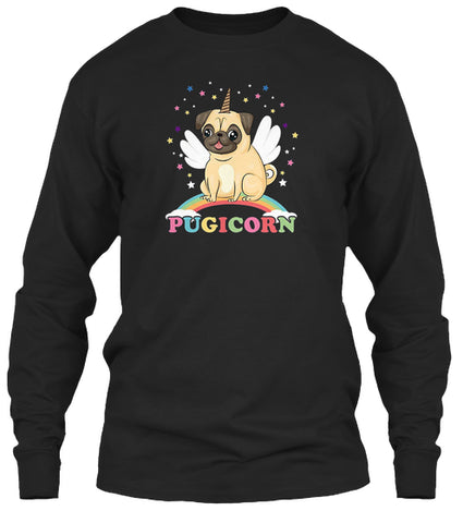 Funny Pet Tees Pugicorn T Shirt