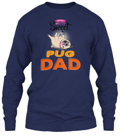 Card With Funny Pug Dad